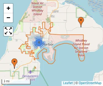Area schools map